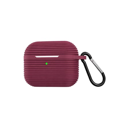 Apple Airpods 4 (4.nesil)/airpods 5 (5.nesil) Raven Silikon Kılıf - Bordo