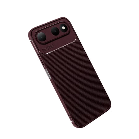 Newface Tecno Spark 50 5G Auto Focus Karbon Kapak - Bordo