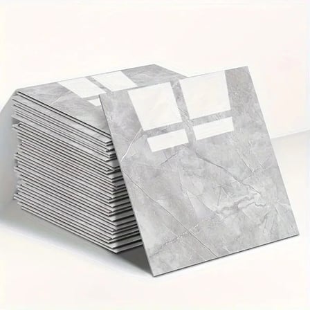 Gri Mermer Desen Duvar Sticker (30*30)