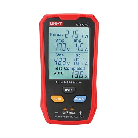 UNI-T UT673PV Güneş MPPT Ölçer 800W 60V 35A