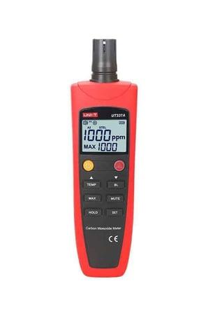 UNI-T UT337A Karbonmonoksit Gazı Ölçer 0-1000 ppm Kırmızı