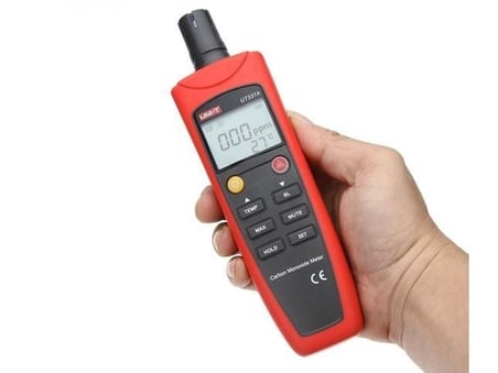 UNI-T UT337A Karbonmonoksit Gazı Ölçer 0-1000 ppm Kırmızı