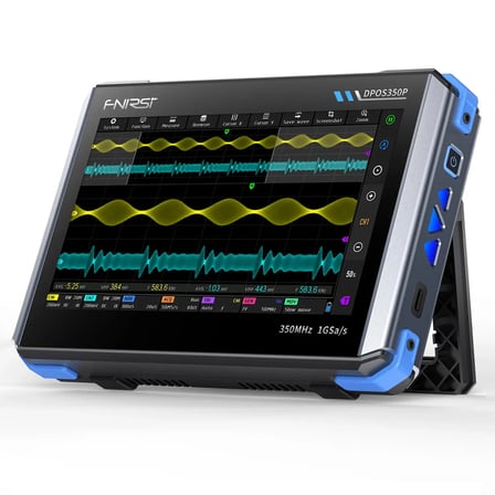 FNIRSI DPOS350P 4'ü 1 Arada 350MHz 1GSPS Osiloskop + Sinyal Jeneratörü + Spektrum Analizörü + Frekans Tepkisi Analizörü
