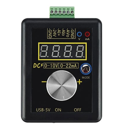 FNIRSI SG-002 Dijital Ölçüm Cihazları Akım Gerilim Simülatörü ve Sinyal Jeneratörü 0-10V 0-24mA