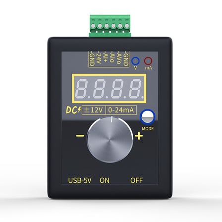 FNIRSI SG-002 Dijital Ölçüm Cihazları Akım Gerilim Simülatörü ve Sinyal Jeneratörü 0-10V 0-24mA