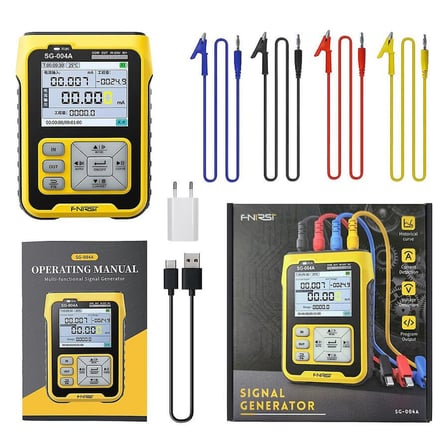 FNIRSI SG-004A 4-20mA Taşınabilir Çok Fonksiyonlu Mini Sinyal Jeneratörü Dijital Ölçüm Cihazı