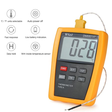 Vici DM-6801A+ Dijital Termometre