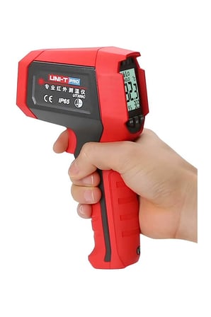 UNI-T UT309C Profesyonel Lazerli Termometre Kırmızı IP65