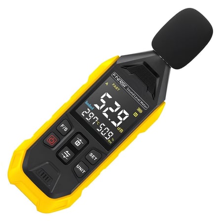 FNIRSI FDM01 Dijital Gürültü Desibel Ölçer 30-130 dB Ses Seviyesi Ölçüm Cihazı