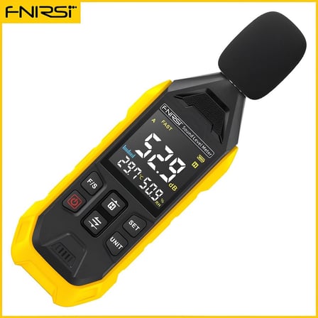 FNIRSI FDM01 Dijital Gürültü Desibel Ölçer 30-130 dB Ses Seviyesi Ölçüm Cihazı