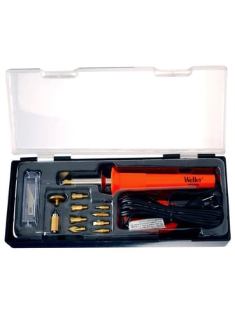 Weller COPWHK30EU 30W 15 Parçalı Ahşap Yakma Hobi Tipi Havya Seti