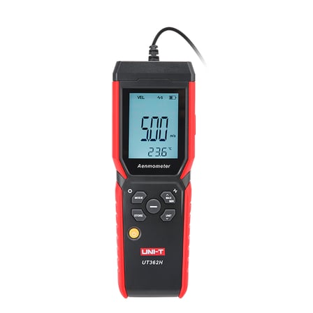 Uni-t UT362H Pervane anemometre kanal içi ölçümler için Anemometre