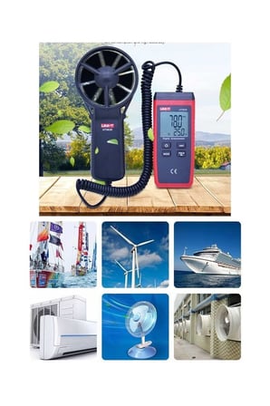 Unit UT363S Mini Dijital Rüzgar Hızı Ölçer Anemometre