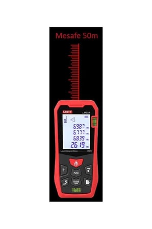 UNI-T LM50A Lazermetre 50m Kırmızı