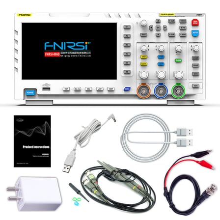 FNIRSI 1014D Dijital Ölçüm Cihazları 2 Kanal 100MHz 1GSa/s Dijital Osiloskop ve Sinyal Jeneratörü