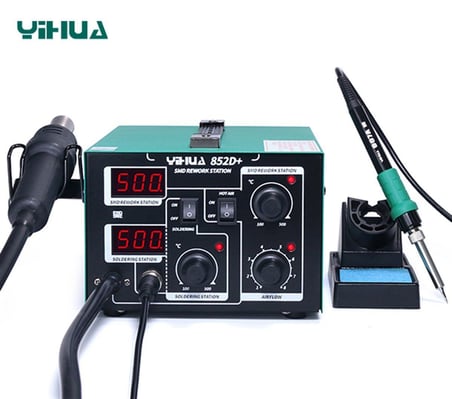 Yihua 852D+ Diyafram Sıcak Hava Üflemeli Havya İstasyonu 660W