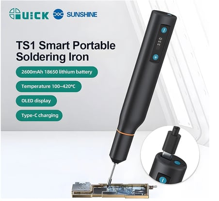 Quick TS1 Akıllı Şarjlı Kalem Havya