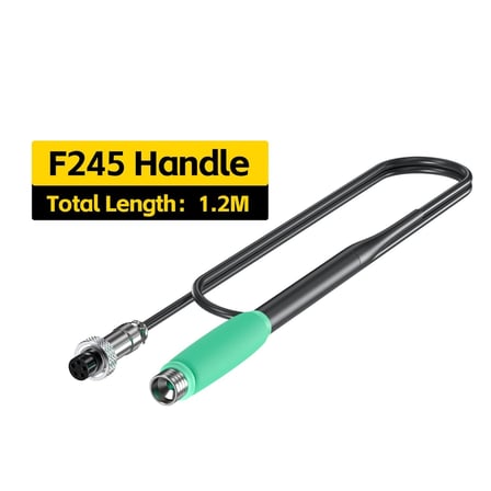 FNIRSI F245 Havya Kolu DWS-200 Aksesuar 1.2 Metre Siyah Yeşil