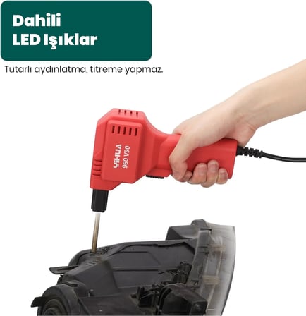 YIHUA 960-V90 Plastik Kaynak Makinesi LED Işıklı Yüksek Güçlü Kaynak Seti
