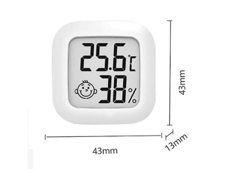 YS28 Mini Dijital Termometre ve Nem Ölçer -20°C +60°C