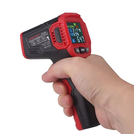 Noyafa HT-650C Kızılötesi Termometre -50°C ~ 800°C 12:1 Lazer Hedeflemeli