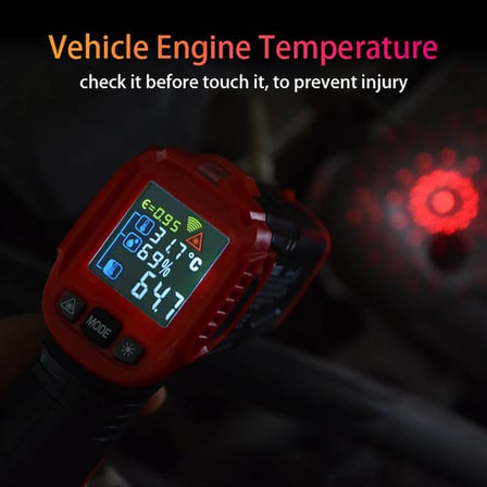 Noyafa HT-650C Kızılötesi Termometre -50°C ~ 800°C 12:1 Lazer Hedeflemeli