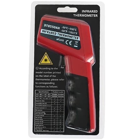 LYK DT8550AH Lazerli Dijital Termometre 550°C Kırmızı