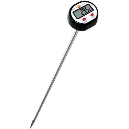 Testo 0560 1111 Üstten Göstermeli Mini Termometre 20.5cm Prob