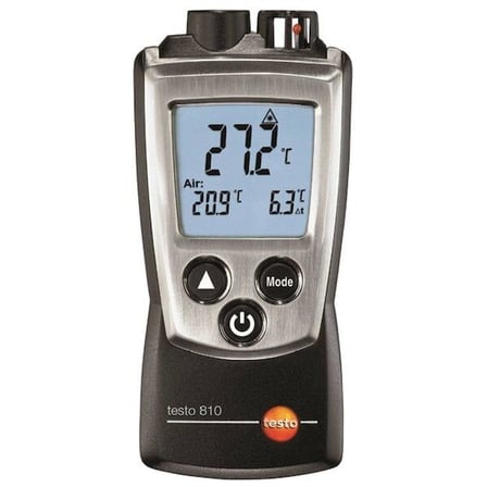 Testo 810 Lazerli Kızılötesi Termometre Siyah
