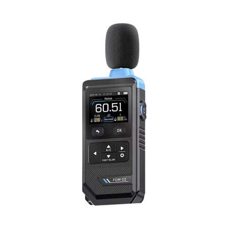 FNIRSI FDM02 Dijital Ölçüm Cihazları Ses Seviyesi Ölçer Desibel Metre 30-130 dB A/C