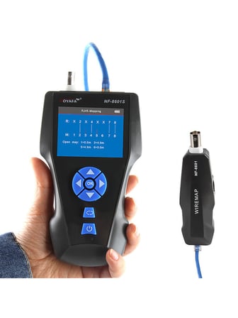 Noyafa NF-8601S Çok Fonksiyonlu Kablo Test Cihazı RJ45 RJ11 BNC PoE Ping