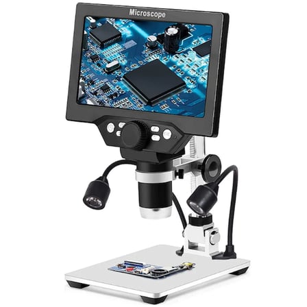 OEM G1200 Plus+ Dijital Mikroskop 7 İnç Ekran 1200X Büyütme