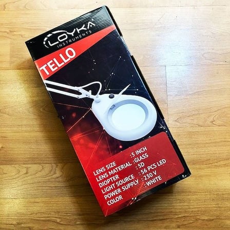 Tello Led Işıklı Masa Bağlantılı Büyüteç
