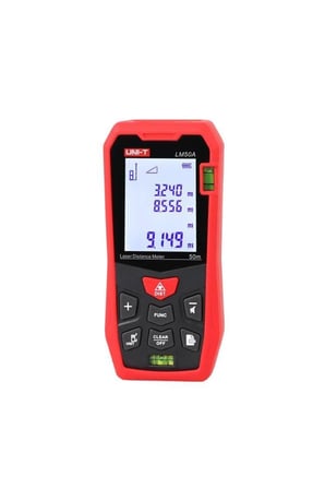 UNI-T LM50A Lazermetre 50m Kırmızı LCD Ekran