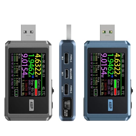 FNIRSI FNB48P 156W USB Type-C Hızlı Şarj Test Cihazı Dijital Ölçüm Cihazı