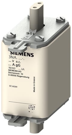 Siemens 3NA3836 SENTRON NH Bıçaklı Sigorta 160A NH00 gG 500V AC