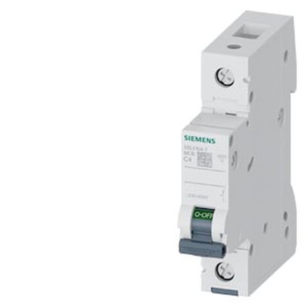 Siemens 5SL6104-7 1 Kutuplu C4 Otomatik Sigorta 6kA 4A