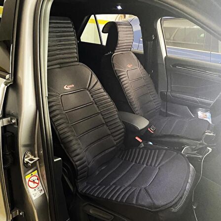 
Peugeot 407 Lüx Oto Koltuk Minderi Ön Arka Oturak 3'lü Set BUMERANG Serisi SİYAH