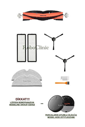 Xiaomi Mi Vacuum Mop 2 Pro Plus Robot Süpürge Uyumlu Fırça,hepa Filtre,mop Seti-9 Parça