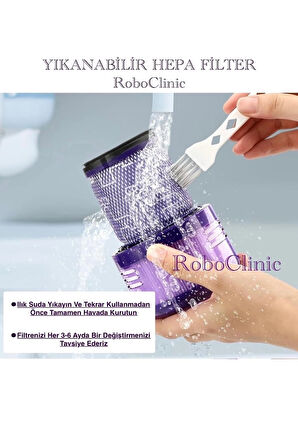 Dyson V11 / V15 / Sv14 Dik Süpürge Uyumlu Hepa Filtre