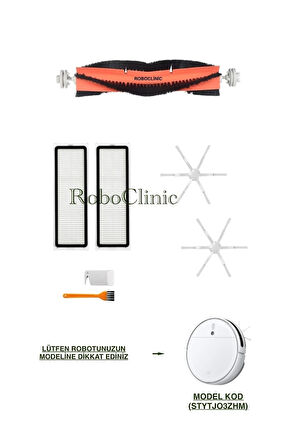 Xiaomi Mi Robot Vacuum Mop 2 (STYTJO3ZHM) Robot Süpürge Uyumlu Fırça, Filtre, Mop Seti-7 Parça