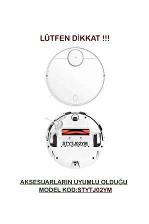 Xiaomi Mi Robot Vacuum Mop Pro (MODEL KOD:STYTJO2YM) Robot Süpürge Uyumlu Yenileme Seti-6 Parça