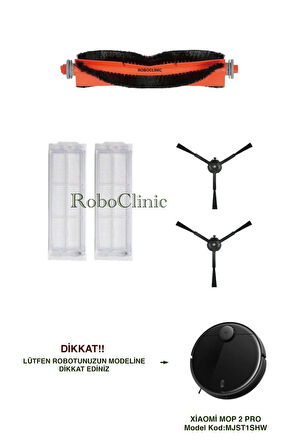 Xiaomi Mi Robot Vacuum Mop 2 Pro Siyah (MODEL KOD: CDZ1SHW - MJST1SHW) Uyumlu Yenileme Seti-5 Parça