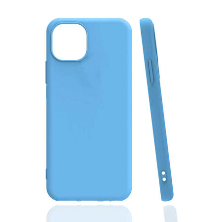 Apple iPhone 13 Uyumlu Kılıf Esnek Pürüzsüz Yumuşak Mat Silikon Flexible Matte Silicone