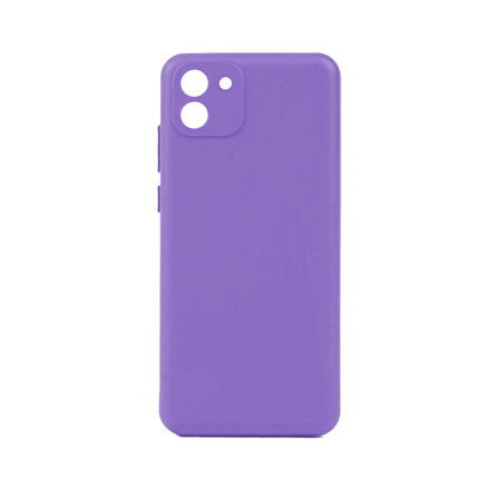 Samsung Galaxy A03 Uyumlu Kılıf Esnek Pürüzsüz Yumuşak Mat Silikon Flexible Matte Silicone