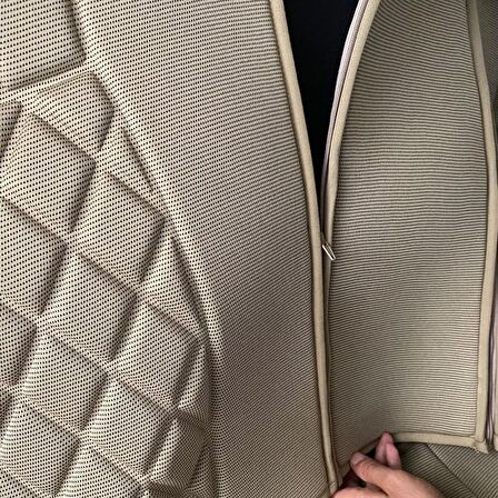 
Bmw 1 SERİSİ 118 Lüx Oto Koltuk Minderi Ön Arka 5'li Set ELEGANCE Serisi BEJ