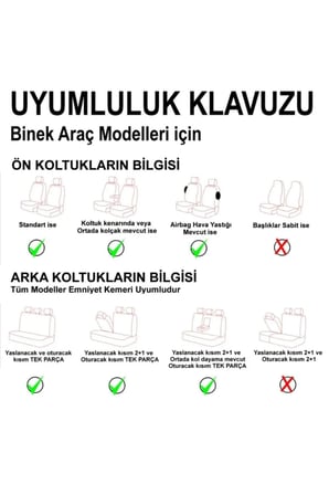 BMW 3 Serisi 318Ci Uyumlu Lüx Keten Oto Koltuk Kılıfı Ön Arka Takım Erciyes FÜME