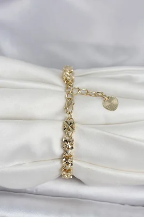 Xuping Kelebek Model Gold Renk Kadın Bileklik