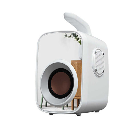 Kablosuz Taşınabilir Speaker Hoparlör Kulplu Dizayn ((11W RMS Güçlü Bas/Bluetooth 5.0/2000 mAh))