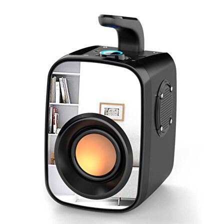 Kablosuz Taşınabilir Speaker Hoparlör Kulplu Dizayn ((11W RMS Güçlü Bas/Bluetooth 5.0/2000 mAh))